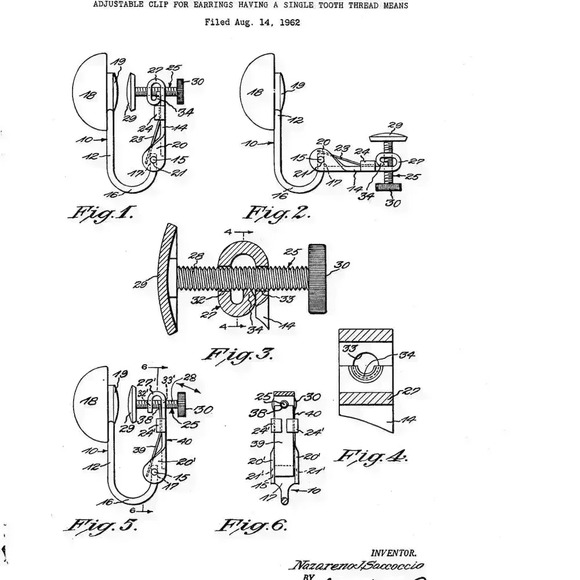 1960s Napier Half Pearl White Faux Pearl Gold Tone Clip On Screw Back Earrings - Picture 7 of 8